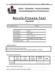 Berufs-Fitness-Test - AK SDW Schwaben