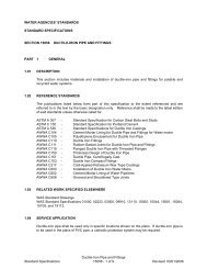 Ductile-Iron Pipe and Fittings Standard Specifications 15056 - 1 of 9 ...