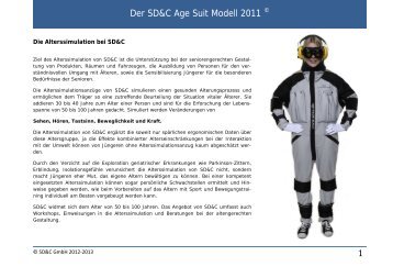 SD&C Age Suit Modell 2011 - SD&C GmbH