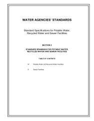 Standard Drawings - Water Agencies' Standards