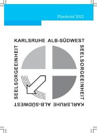 Pfarrbrief 2012-3 - Seelsorgeeinheit Karlsruhe Alb-Südwest