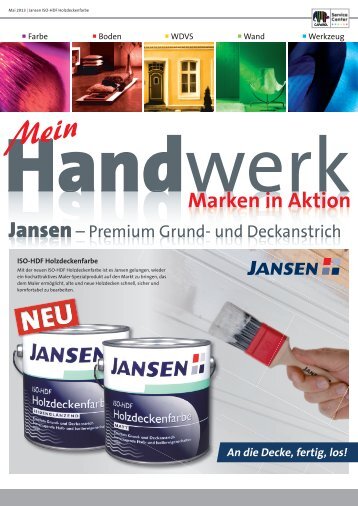 Marken in Aktion Jansen - se farben