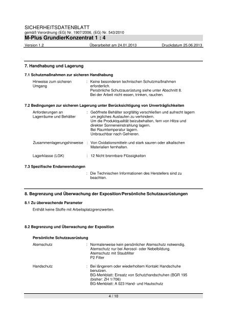 M-Plus GrundierKonzentrat 1 4 - se farben