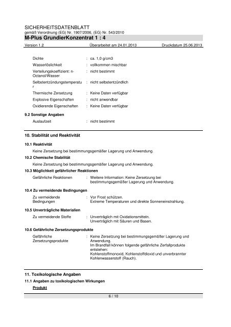 M-Plus GrundierKonzentrat 1 4 - se farben