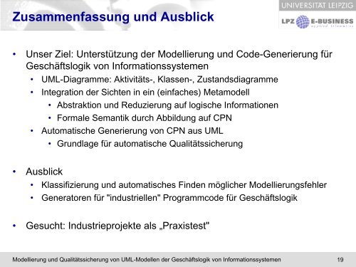 Modellierung und Qualitätssicherung von UML-Modellen der ...