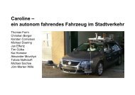 Ein autonom fahrendes Fahrzeug im Stadtverkehr. - Software ...