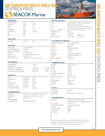 300 survivor multi-role ssv centrica pride - SEACOR Marine