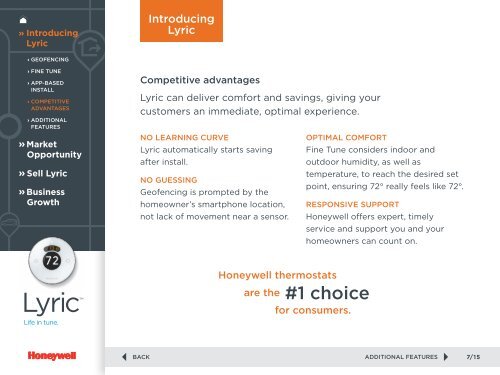 Honeywell Lyric Overview Brochure