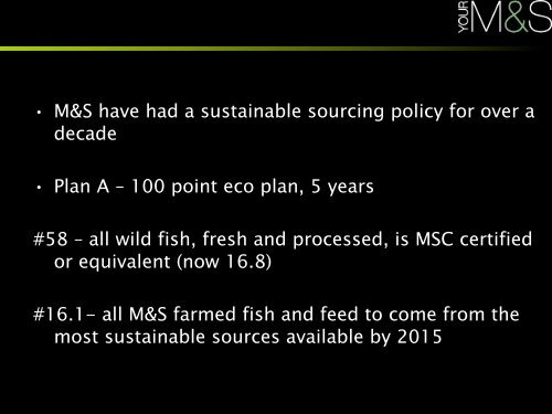 Nigel Edwards presentation - Seafood Choices Alliance