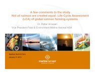 Dr. Petter Arnesen - Seafood Choices Alliance