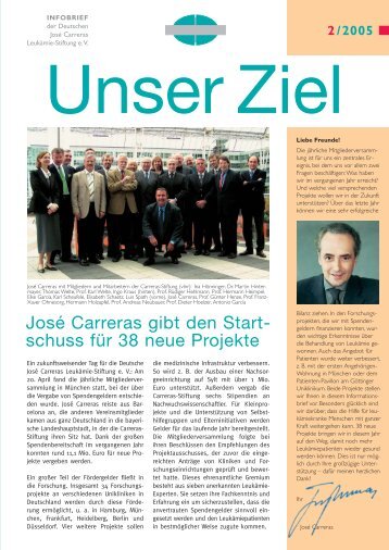 2/2005 - Deutsche José Carreras Leukämie-Stiftung e.V.