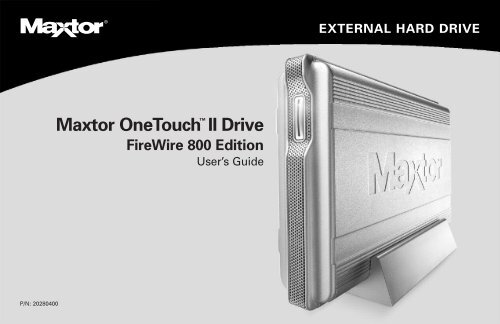 Maxtor OneTouch II Drive - Seagate