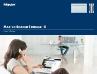 Maxtor Shared Storage II User's Guide, English - Seagate