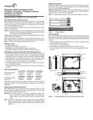 Momentus 5400.3 Installation Guide - Seagate