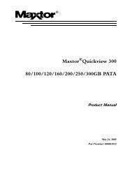 Quickview 300 Product Manual PATA - Seagate