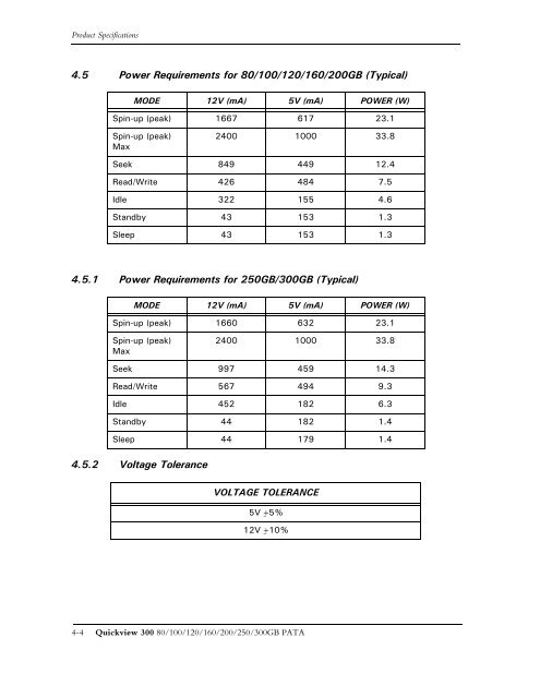 Quickview 300 Product Manual PATA - Seagate