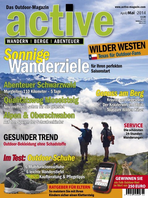 active - Das Outdoor Magazin 2/2014