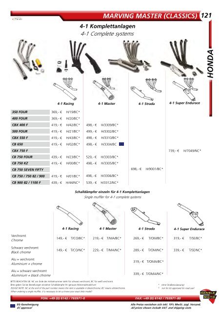 Daniele Moto Gesamtkatalog 2014/2015