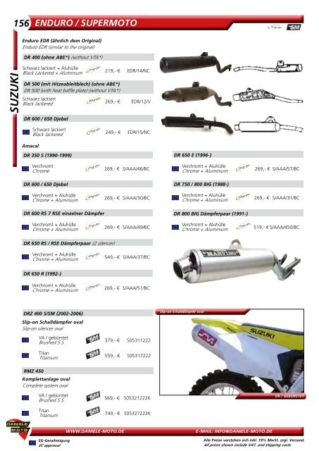 Daniele Moto Gesamtkatalog 2014/2015