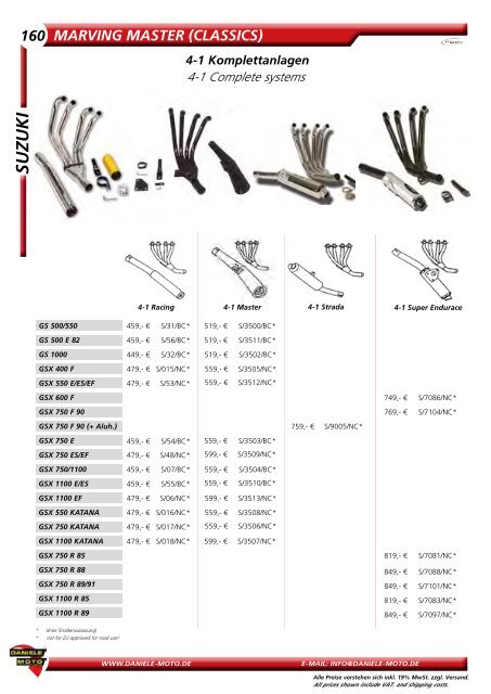 Daniele Moto Gesamtkatalog 2014/2015