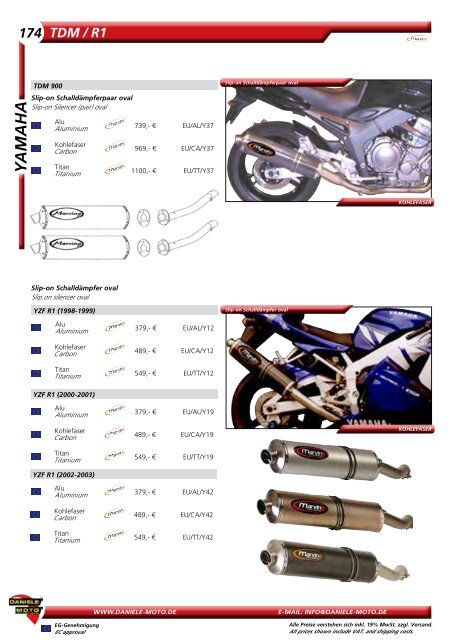 Daniele Moto Gesamtkatalog 2014/2015