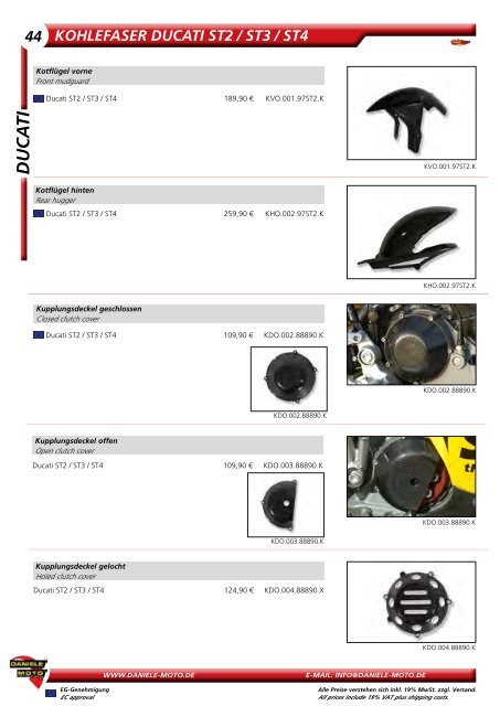 Daniele Moto Gesamtkatalog 2014/2015