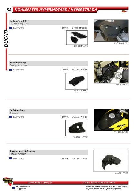 Daniele Moto Gesamtkatalog 2014/2015