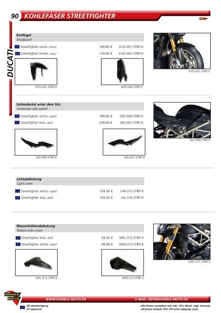 Daniele Moto Gesamtkatalog 2014/2015