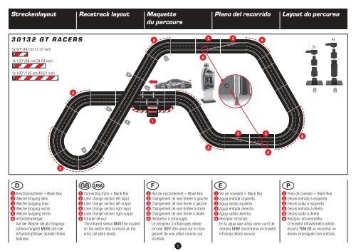 30132 GT RACERS (incl. WIRELESS) 30133 LONG ... - Carrera