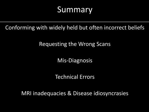 Pitfalls of MRI in Spondyloarthritis