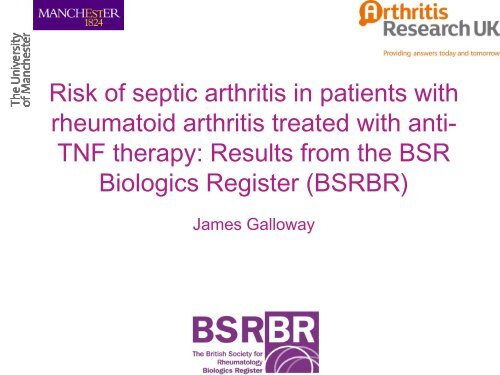 Risk of septic arthritis in patients with rheumatoid - The British ...