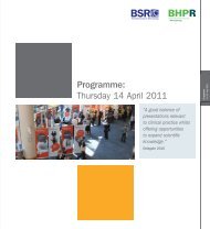 Programme - The British Society for Rheumatology