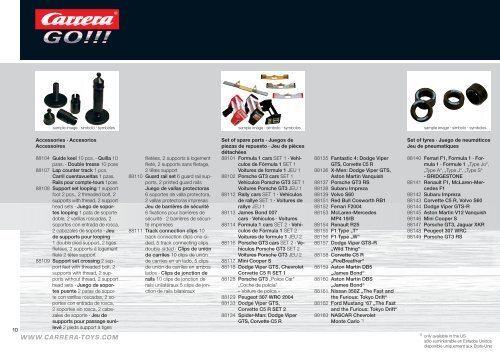 Carrera Spare Parts Brochure 2006/2007