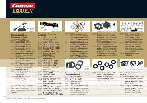 Carrera Spare Parts Brochure 2006/2007