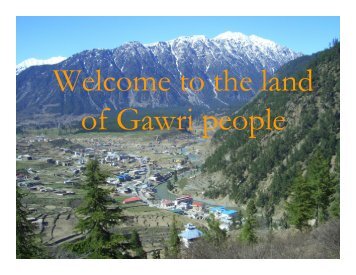 A multilingual education project for Gawri-speaking children in ...
