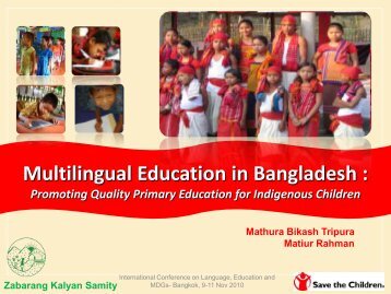 Multilingual Education in Bangladesh : Promoting Quality ... - SEAMEO