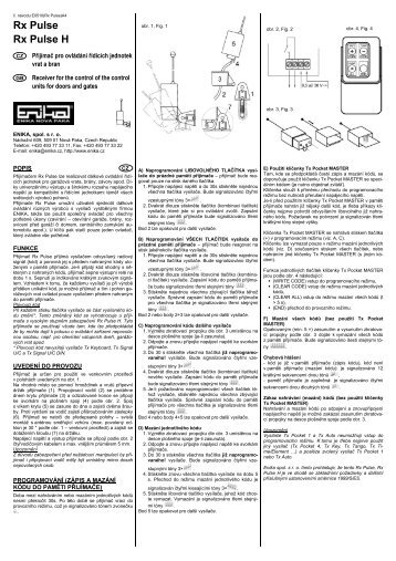 NÃ¡vod Rx2 Z - inel.sk