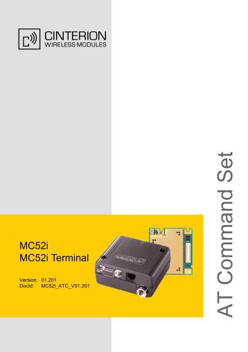 MC52i AT Command Set