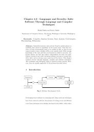 Safer Software Through Language and Compiler Techniques