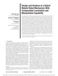 Design and Analysis of a Hybrid Mobile Robot Mechanism ... - SEAS