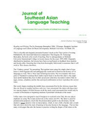 Review of Reading and Writing Thai - SEAsite - Northern Illinois ...