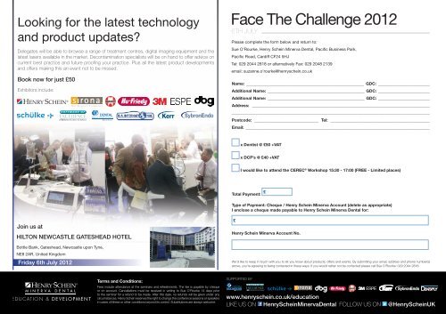 Face The Challenge 2012: Dental Innovations - Henry Schein