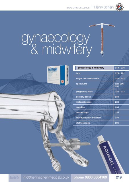 13. Gynaecology & Midwifery - Henry Schein