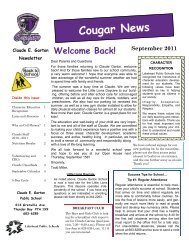 Clau_Newsletter_sep2.. - Lakehead Public Schools