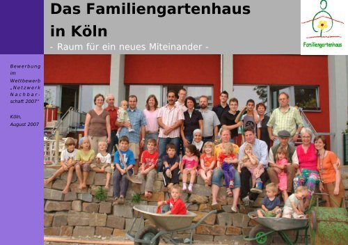 Das Familiengartenhaus in Köln