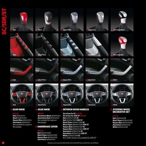 Ibiza Accessory Brochure - Seat