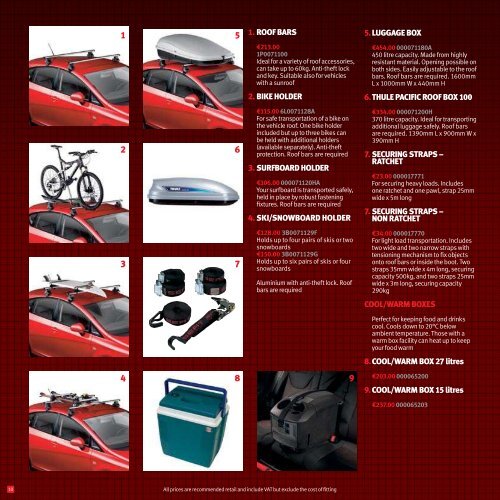 download accessories brochure - SEAT Ireland