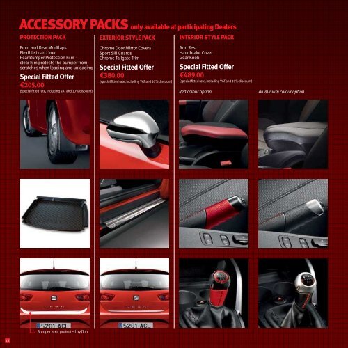 download accessories brochure - SEAT Ireland