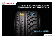 WHAT'S THE DIFFERENCE BETWEEN STANDARD TYRES ... - Seat