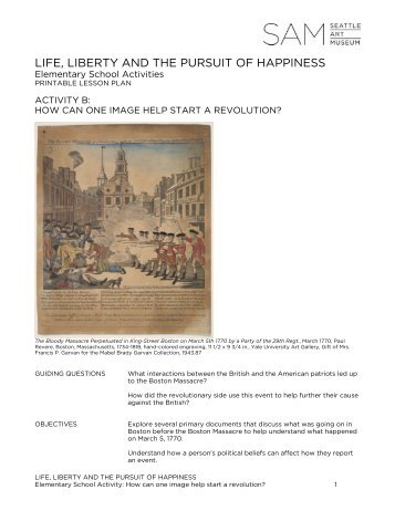 life, liberty and the pursuit of happiness - Seattle Art Museum